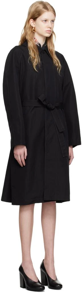 LEMAIRE Black Belted Lightweight Coat 2