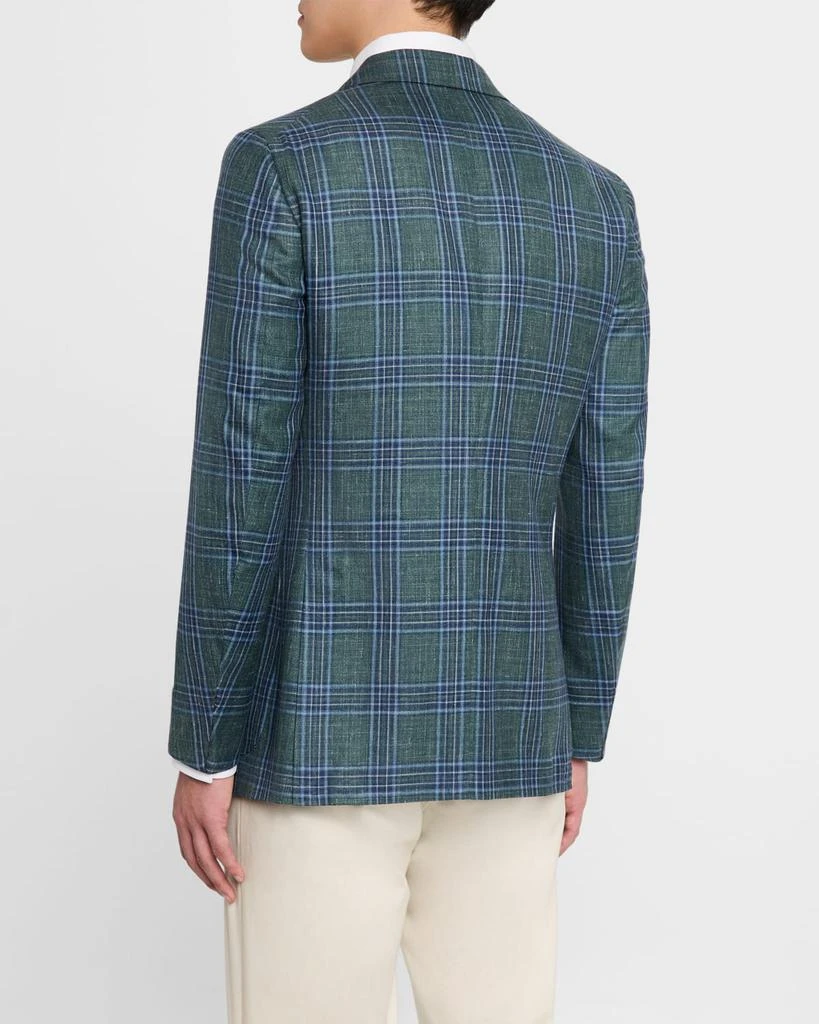 Isaia Men's Plaid Sport Coat 3