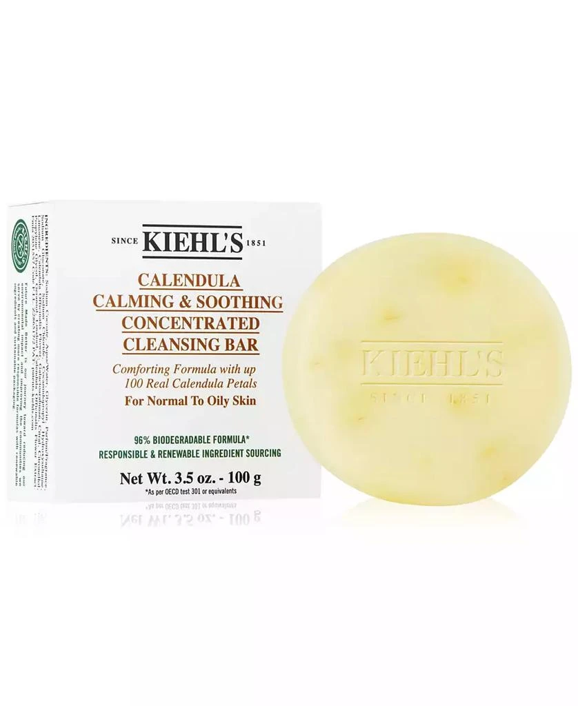 Kiehl's Since 1851 Calendula Calming & Soothing Concentrated Cleansing Bar, 3.5 oz. 1