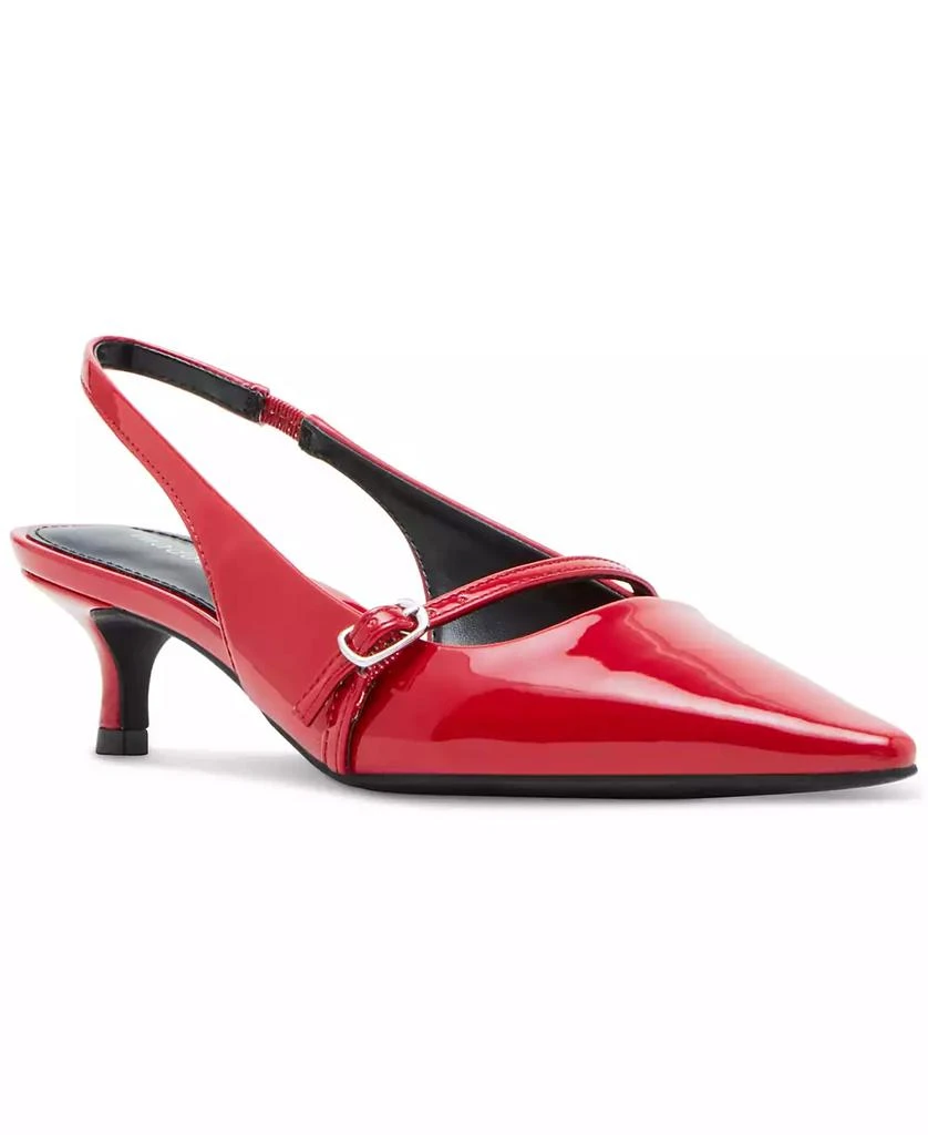 Madden Girl Krystall Slingback Kitten-Heel Pumps 1