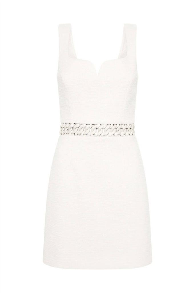 REBECCA VALLANCE CLAIRE SLEEVELESS MINI DRESS