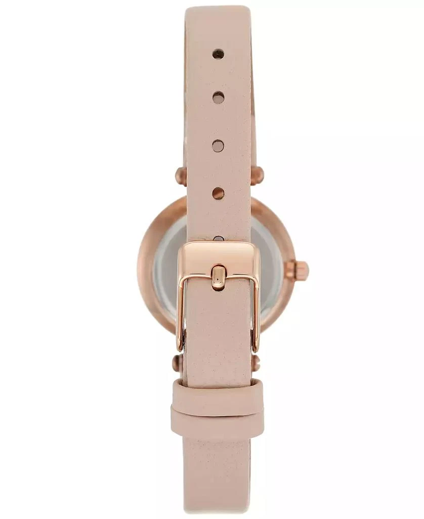 Anne Klein Women's Blush Leather Strap Watch 26mm 10-9442 RGLP 3