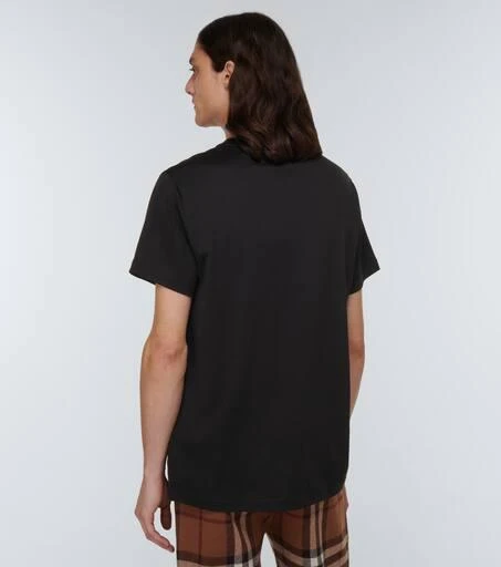 Burberry Embroidered logo cotton T-shirt 4