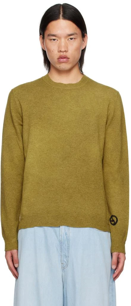 Acne Studios Yellow Crewneck Sweater 1