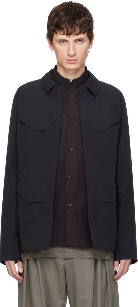 Veilance Black Field Softshell Jacket