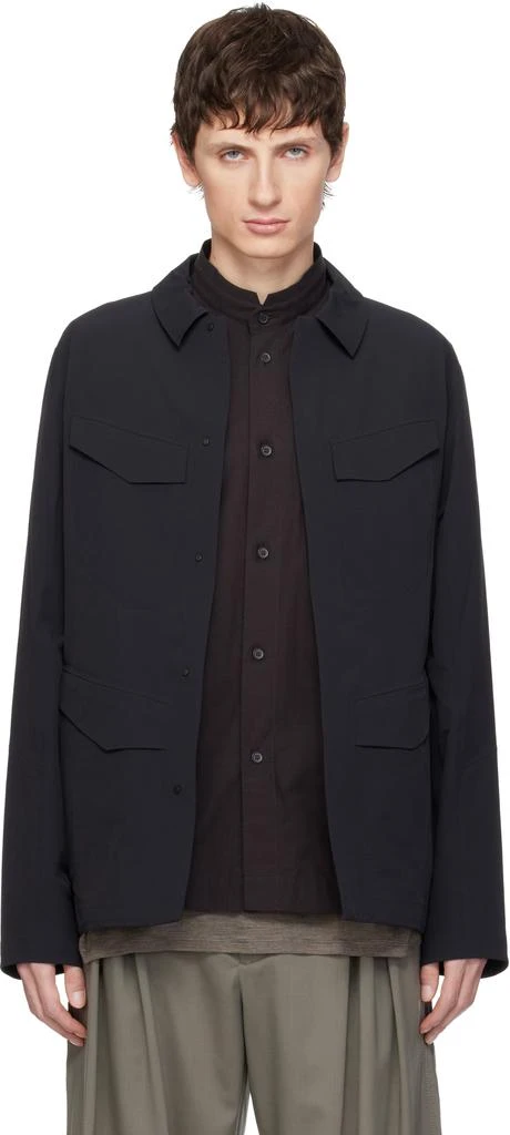 Veilance Black Field Softshell Jacket