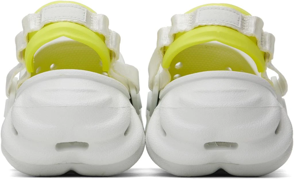 Crocs White & Yellow Echo Clogs 2