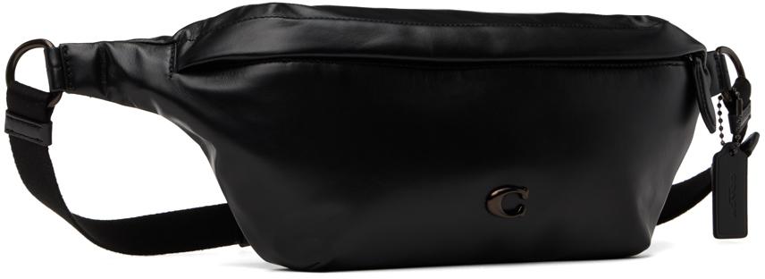 Coach Black Hall Belt Pouch