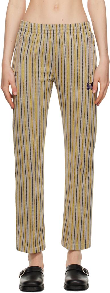 Needles Yellow Stripe Track Pants 2-WAIST-US-28 - Joggers Needles Yellow Stripe Track Pants 2-WAIST-US-28 - Joggers