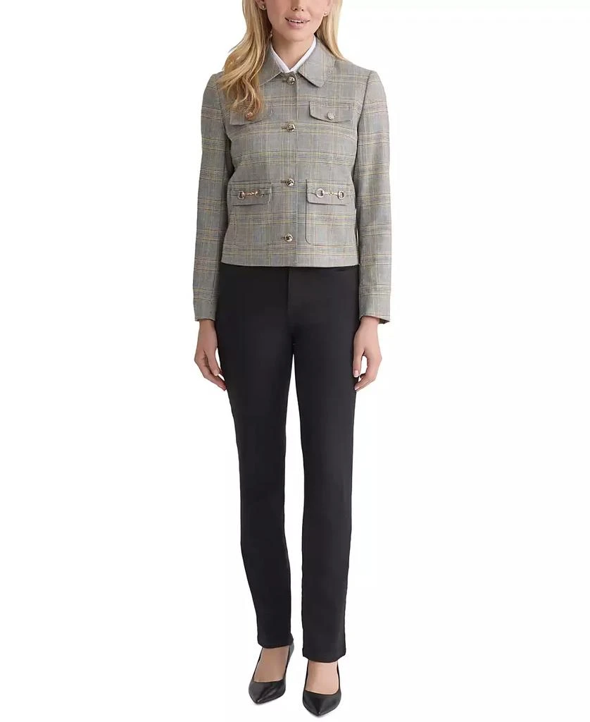 JONES NEW YORK Petite Glen Plaid Jacket 4
