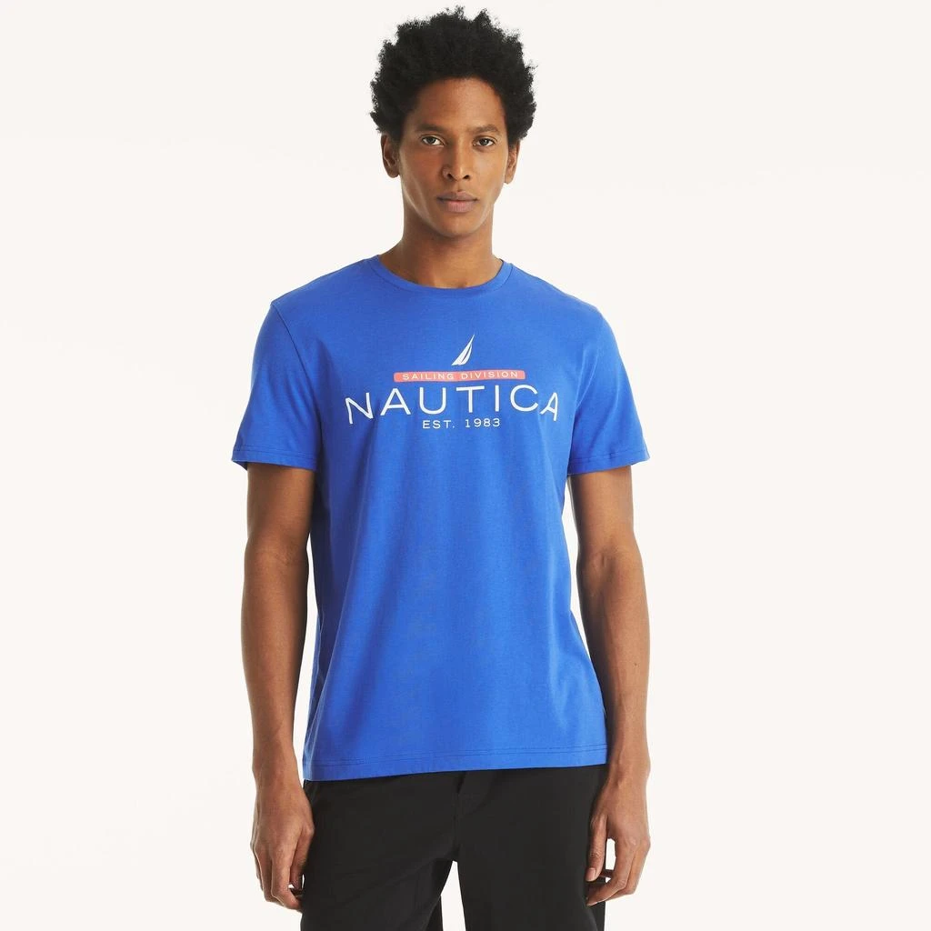 Nautica Mens Logo Graphic T-Shirt 1
