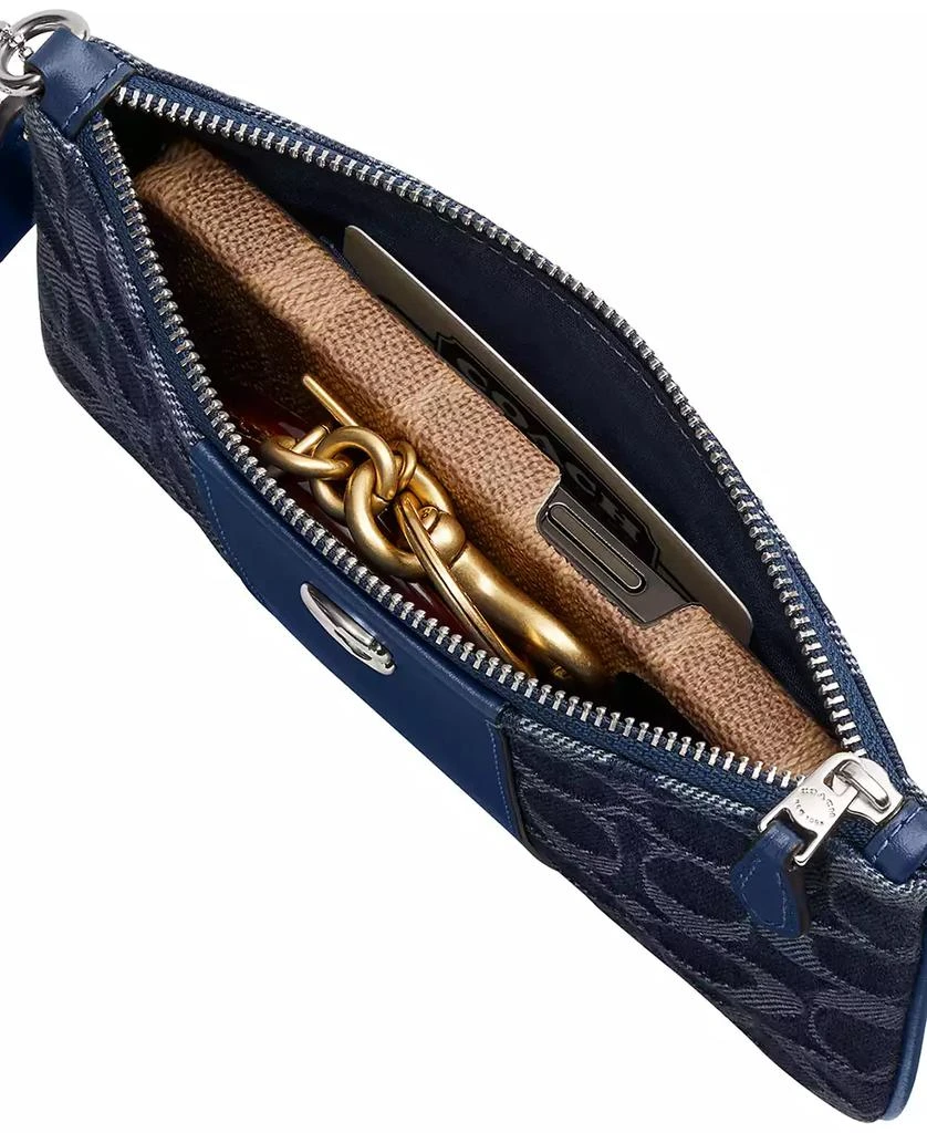 Coach Essential Small Wristlet in Signature Denim 3