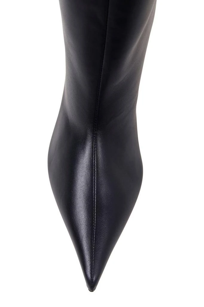 Amina Muaddi Amina Muaddi Fiona Pointed-Toe Boots 4