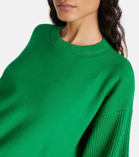 Stella McCartney Cropped cotton sweater 4
