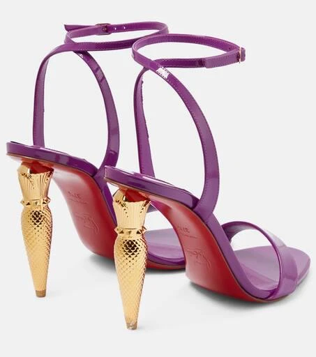 Christian Louboutin Lipqueen 100 patent leather sandals 3