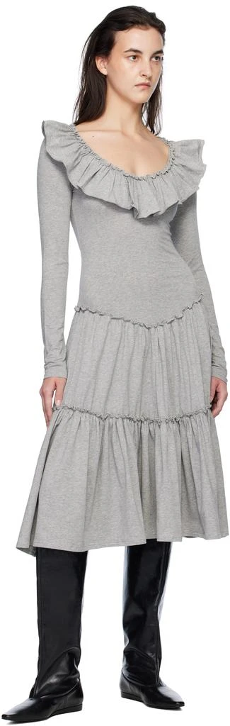 Paloma Wool Gray Carita Midi Dress 4