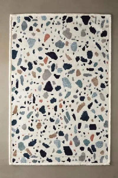 Urban Outfitters Terrazzo Fringe Shag Rug 2