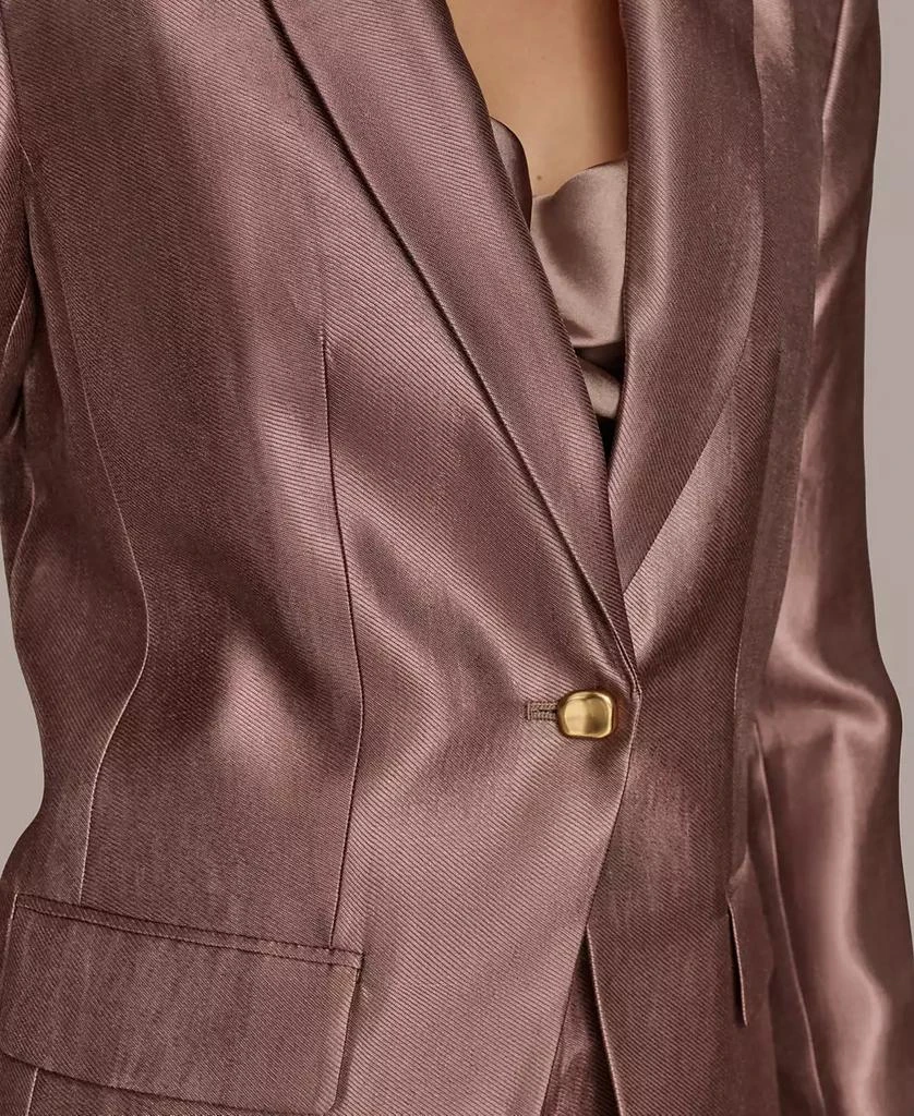 Donna Karan Women's One-Button Jacket 4