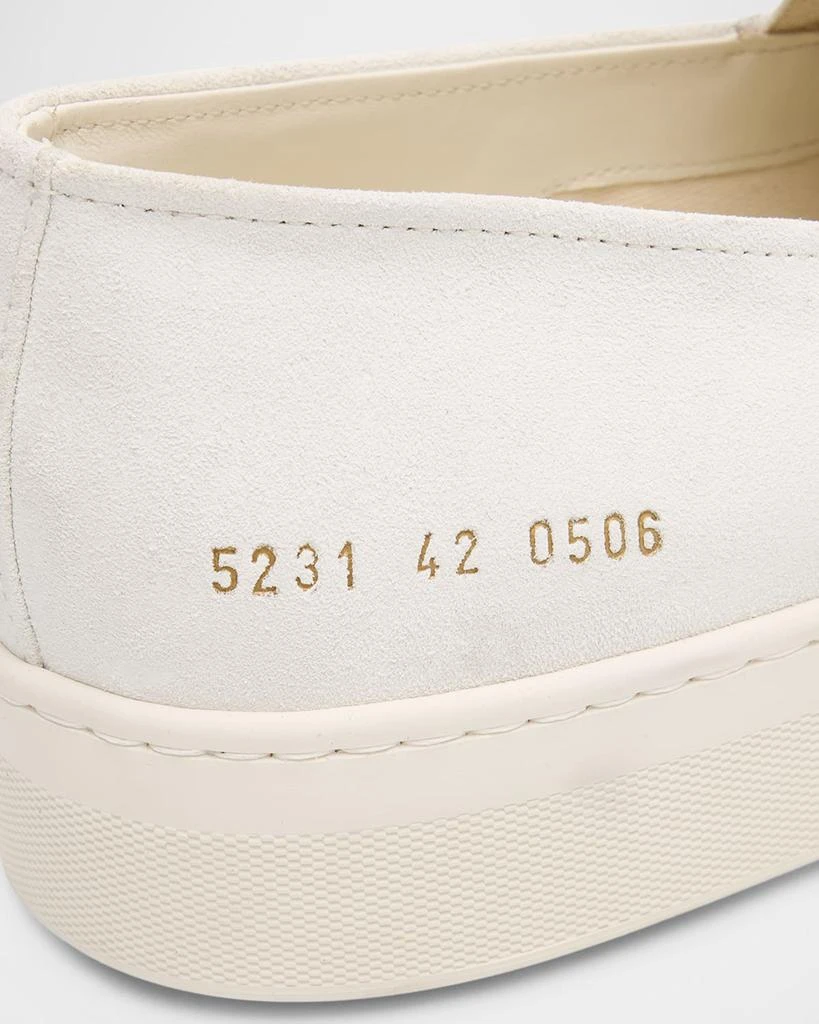 Common Projects Men's Suede Slip-On Sneakers 5