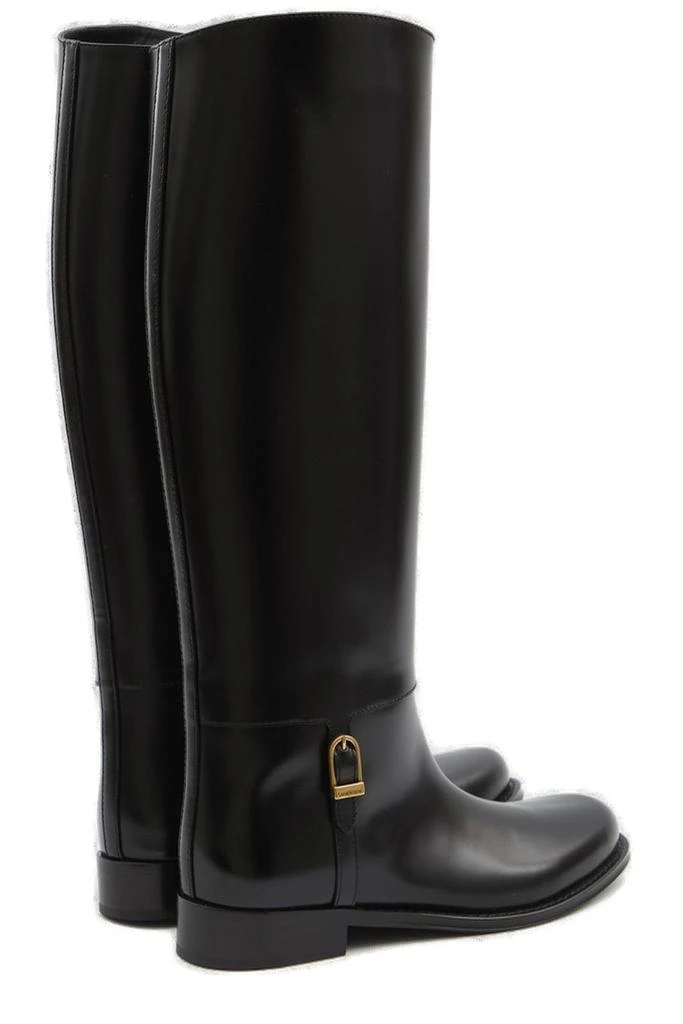 Yves Saint Laurent Saint Laurent Julia Logo Engraved Boots 2