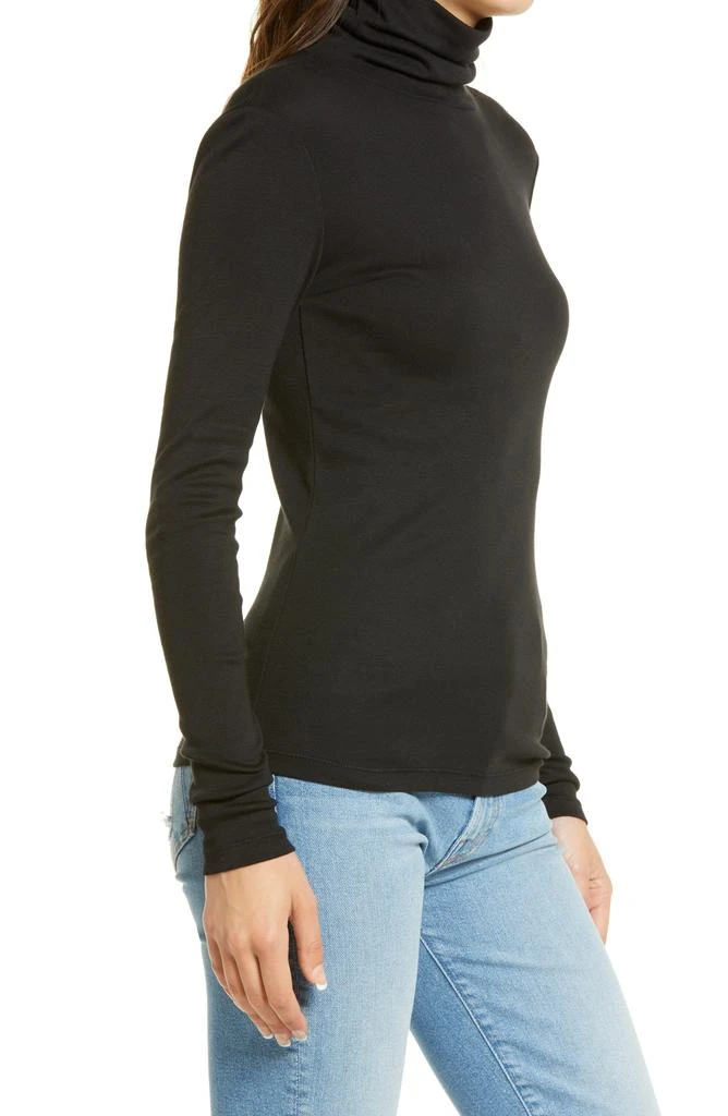 Splendid Cotton Blend Turtleneck 3