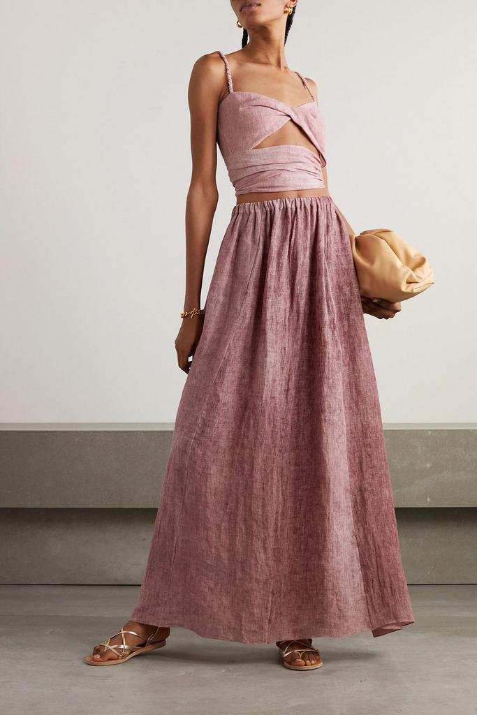 CORTANA Azama linen maxi skirt