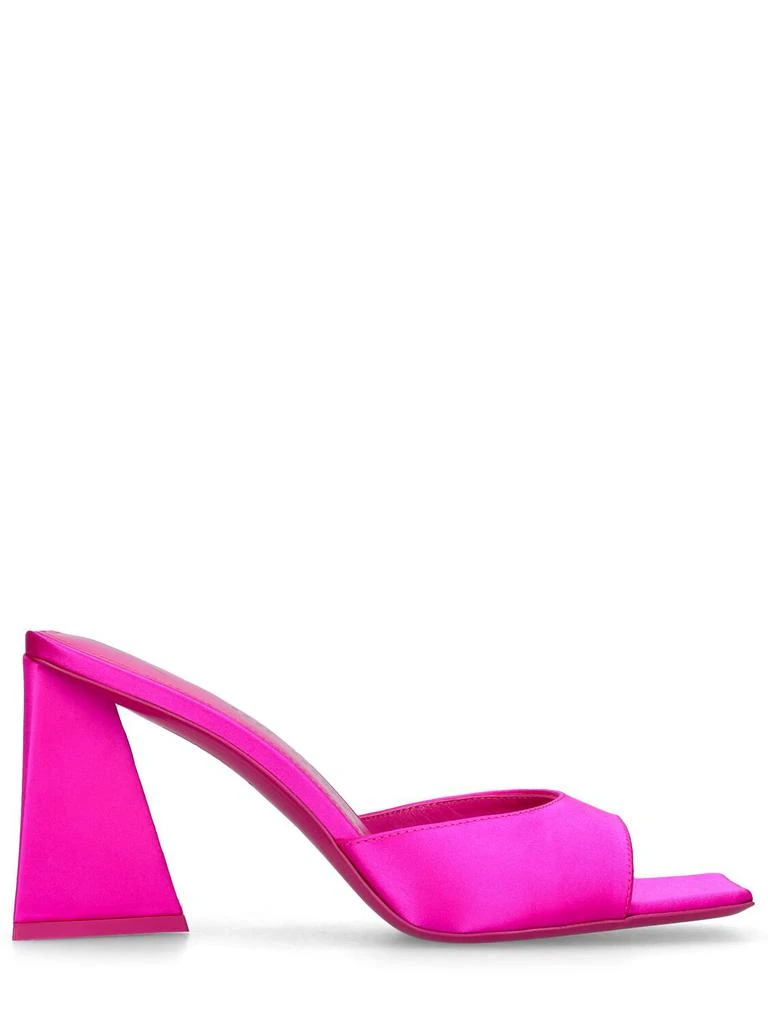 The Attico 85mm Mini Devon Satin Mules 1