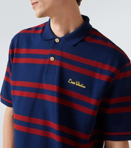 Valentino Chez Valentino striped cotton polo shirt 5