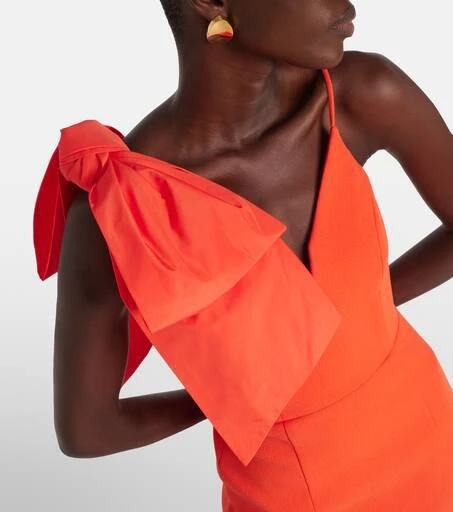 REBECCA VALLANCE Alani bow-detail gown 4