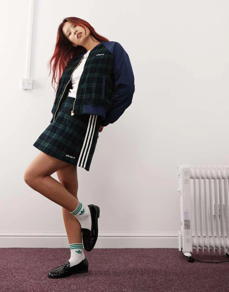 Adidas adidas Originals tartan jacket 1