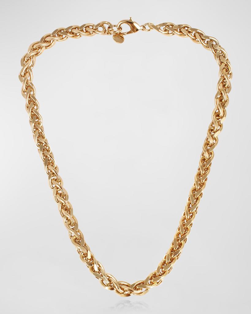 GAS Bijoux Chaine Vintage Gold-Plate Necklace