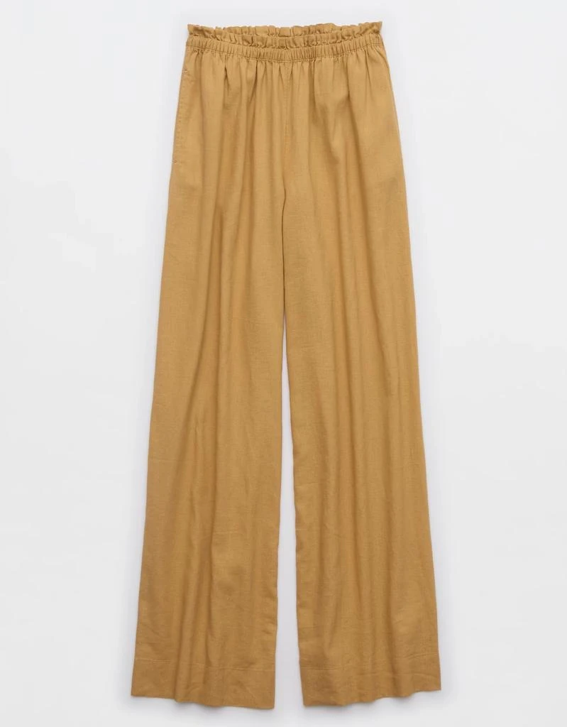 Aerie Aerie Linen Blend Trouser 3