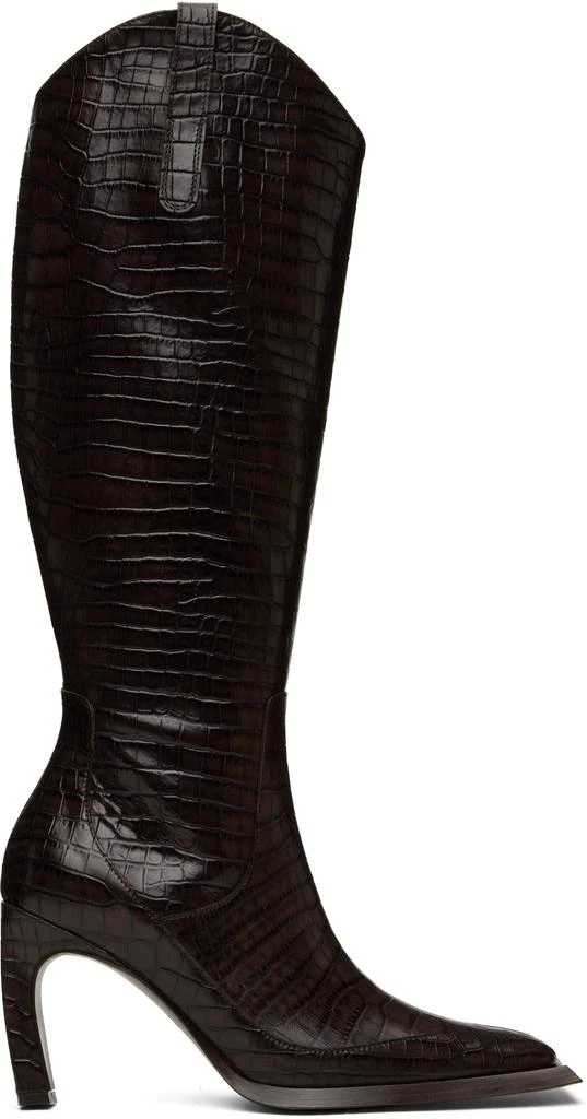 KNWLS Brown Hellz Riding Boots 1