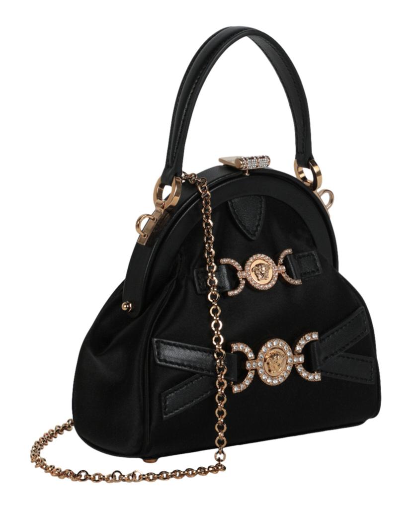 Versace Mini Crystal Medusa '95 Satin Handbag