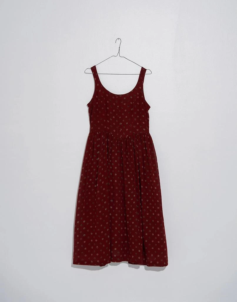 Madewell World of Crow Cherry Blossom gathered dress 5