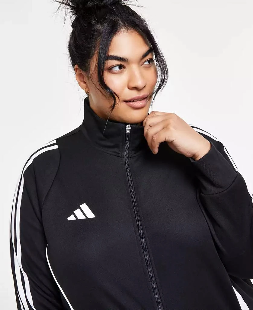 Adidas Plus Size Tiro 24 Stand Collar Zip-Front Track Jacket 3