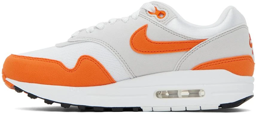 Nike White & Orange Air Max 1 '87 Sneakers 3