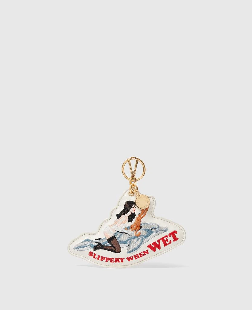 Stella McCartney Stella McCartney - Jeff Koons Slippery When Wet Keyring, Woman, Ivory