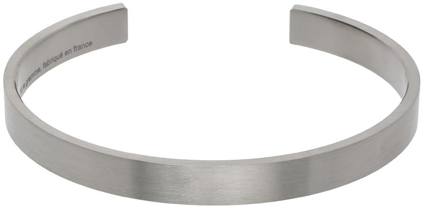 Le Gramme Gunmetal 'Le 21g' Ribbon Bracelet