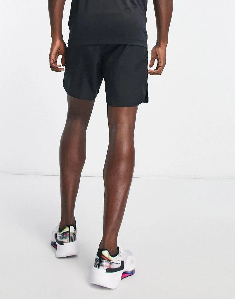 NIKE Nike Running Challenger Dri-FIT 7 inch 2 in 1 shorts in black 2