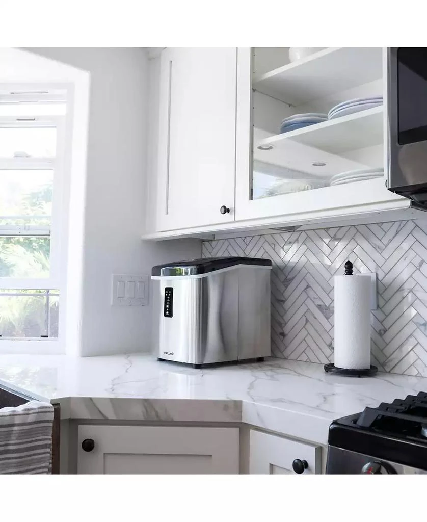 Newair Countertop Ice Maker, 28 lbs. of Ice a Day, 3 Ice Sizes, BPA-Free Parts 8