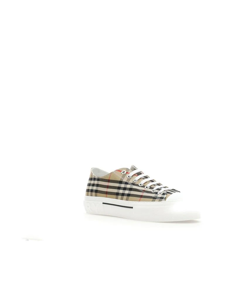 Burberry Burberry Checked Motif Canvas Sneakers 2