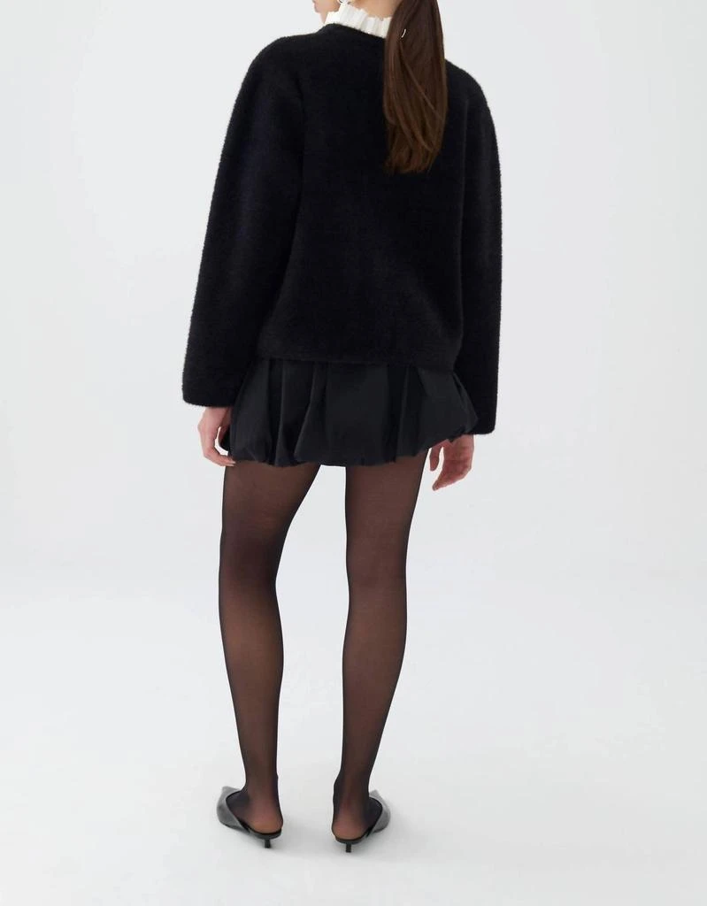 Nocturne Nocturne - Crystal Embellished Buttoned Cardigan 2