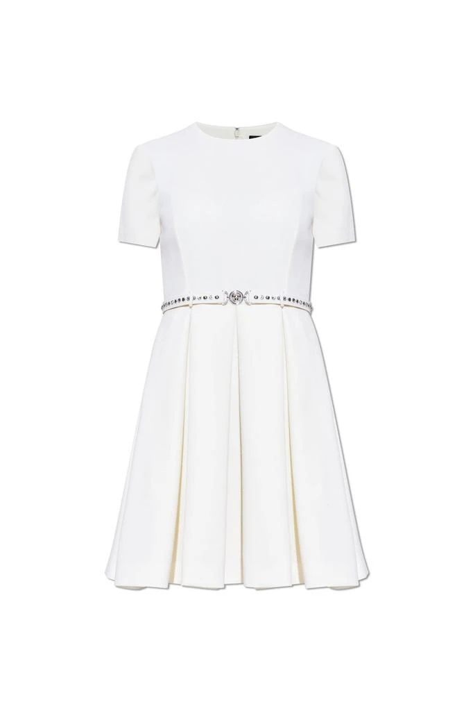 Versace Short-Sleeved Belted Dress
