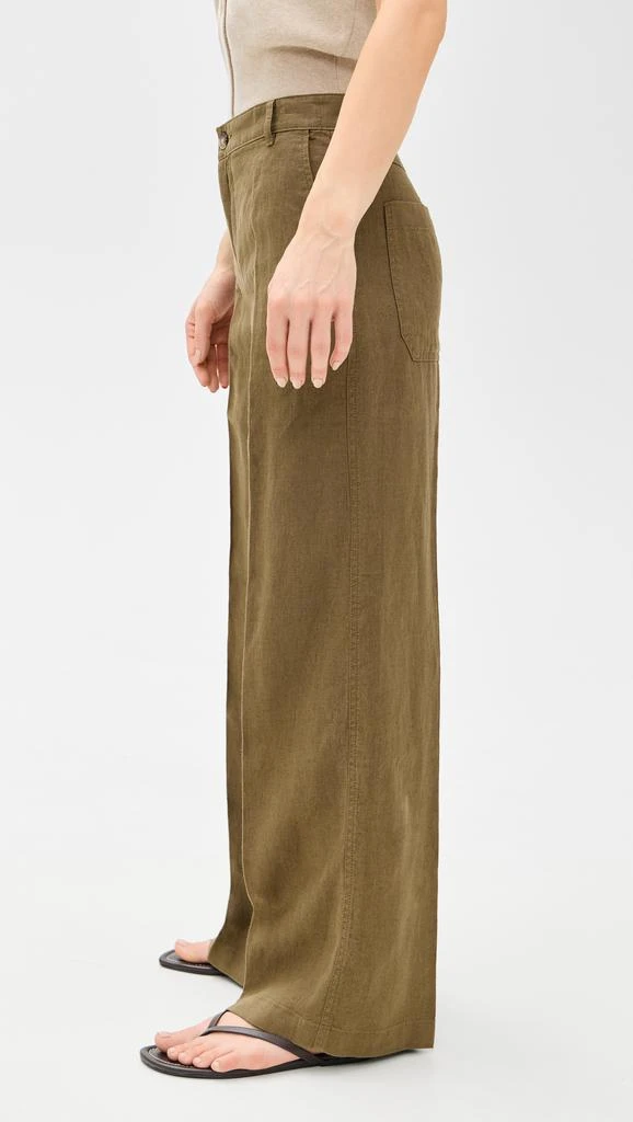 Madewell The Zoe Relaxed Wide Pant in 100% Linen 3