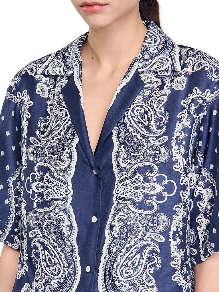 Sandro Bandana Print Shirt 5