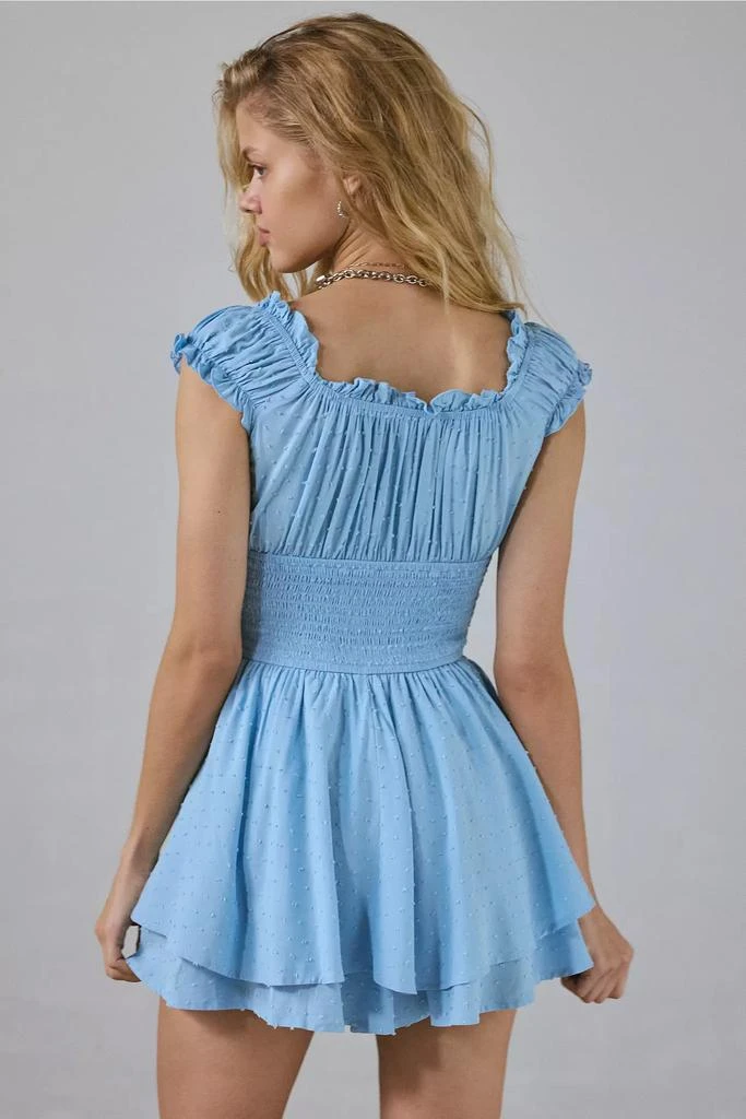 Urban Outfitters UO Rosie Smocked Tiered Ruffle Romper 3