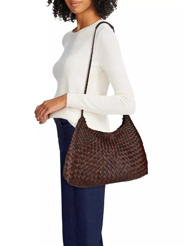 DRAGON DIFFUSION Santa Rosa Woven Leather Crossbody Bag 2
