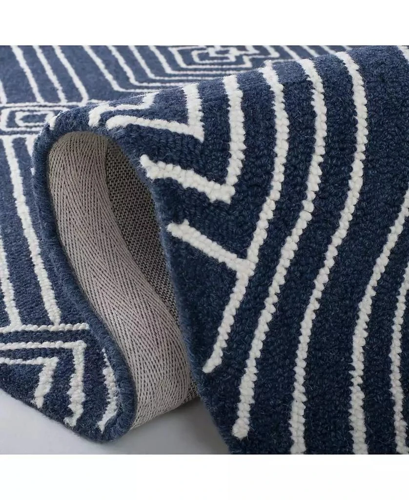 Ralph Lauren Isabella LRL6608N Indigo 4' X 6' Area Rug 4