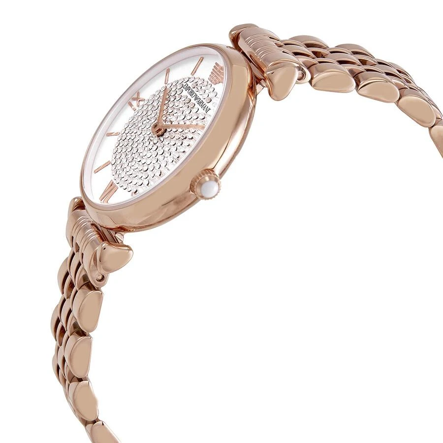 Emporio Armani Glitz Quartz Crystal Pave Dial Ladies Watch AR11244 2